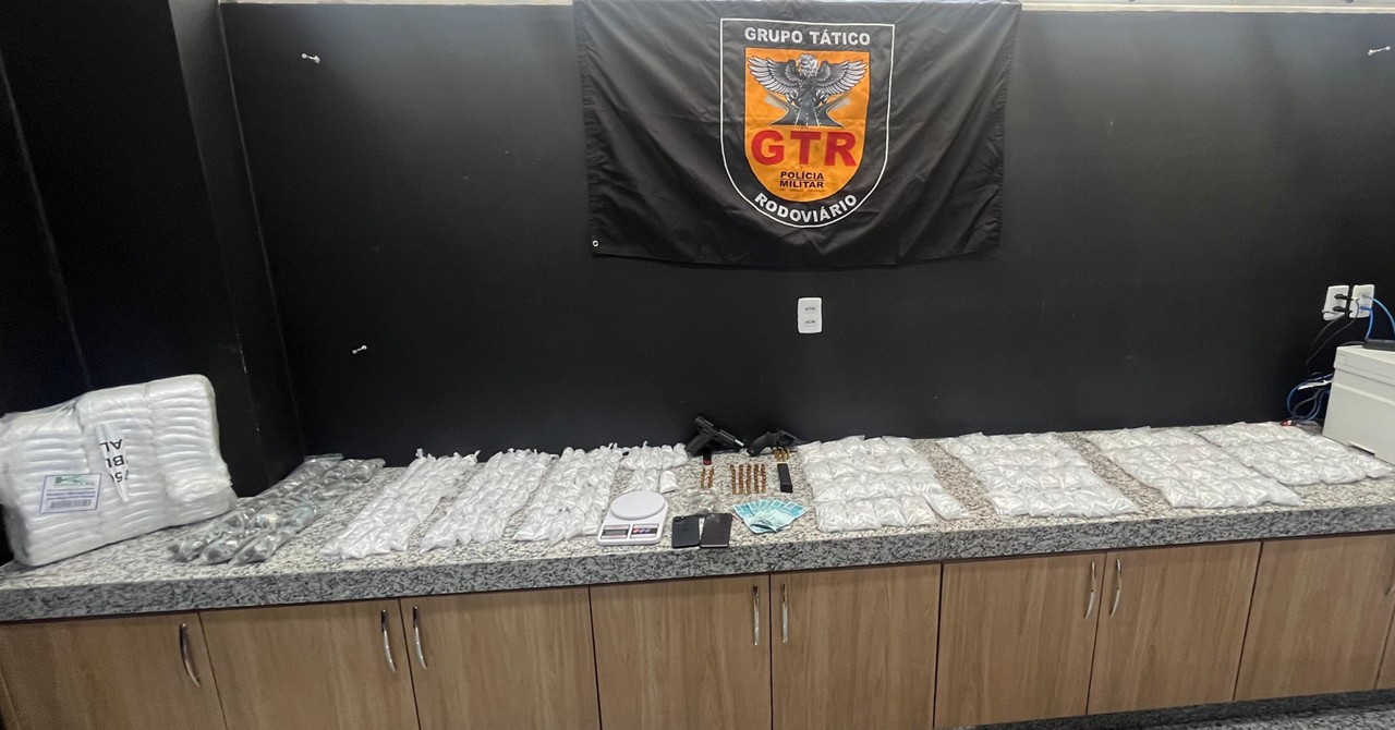 Grande quantidade de entorpecentes foi apreendida durante operação da PMMG