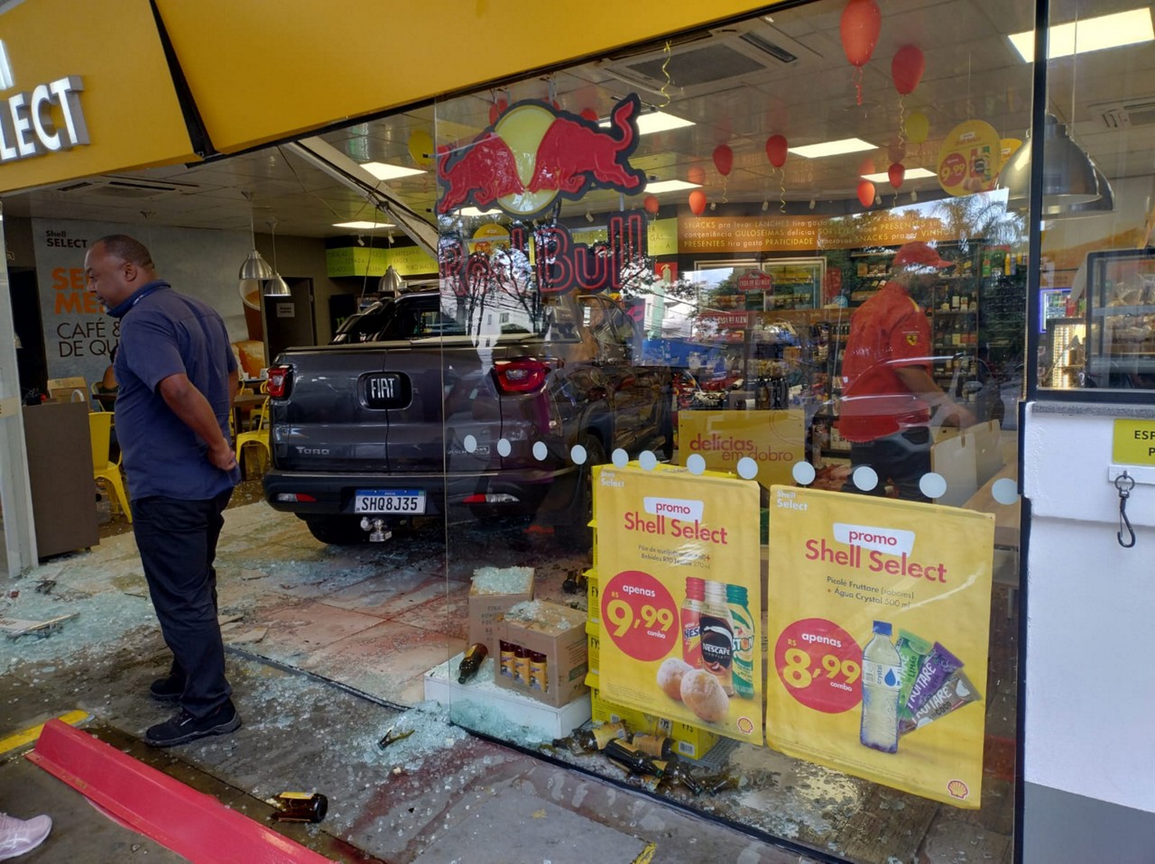 Apesar do susto, não houve feridos
