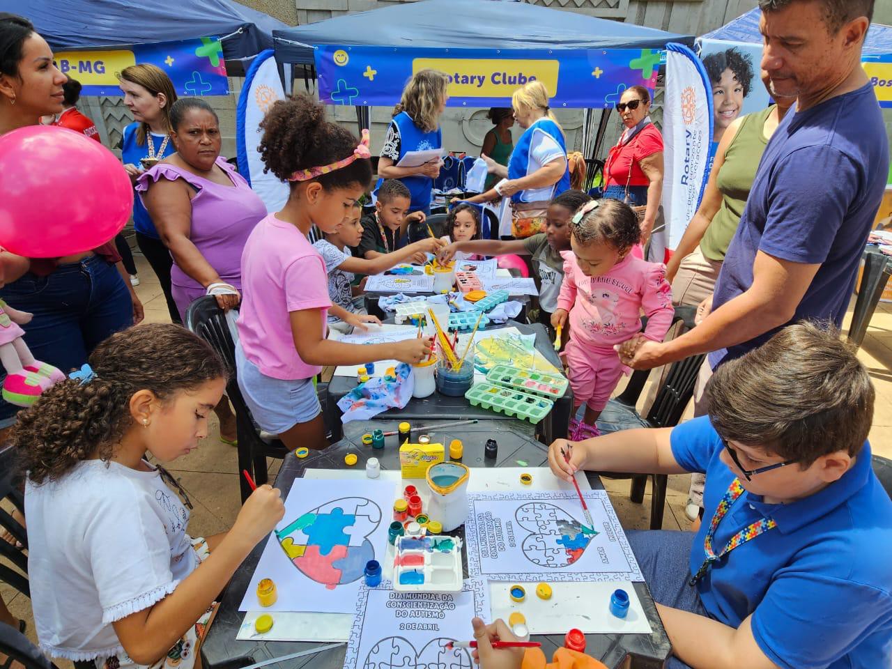 Ação realizada no evento BH Mais Feliz