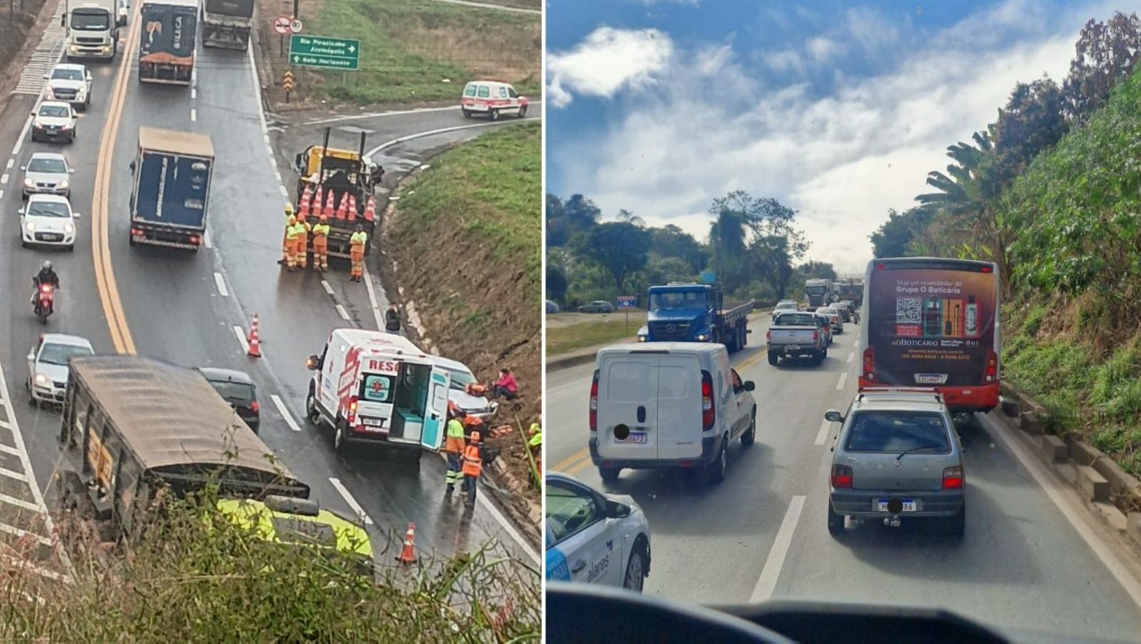 Acidente ocorreu na manhã desta sexta-feira (11/7)