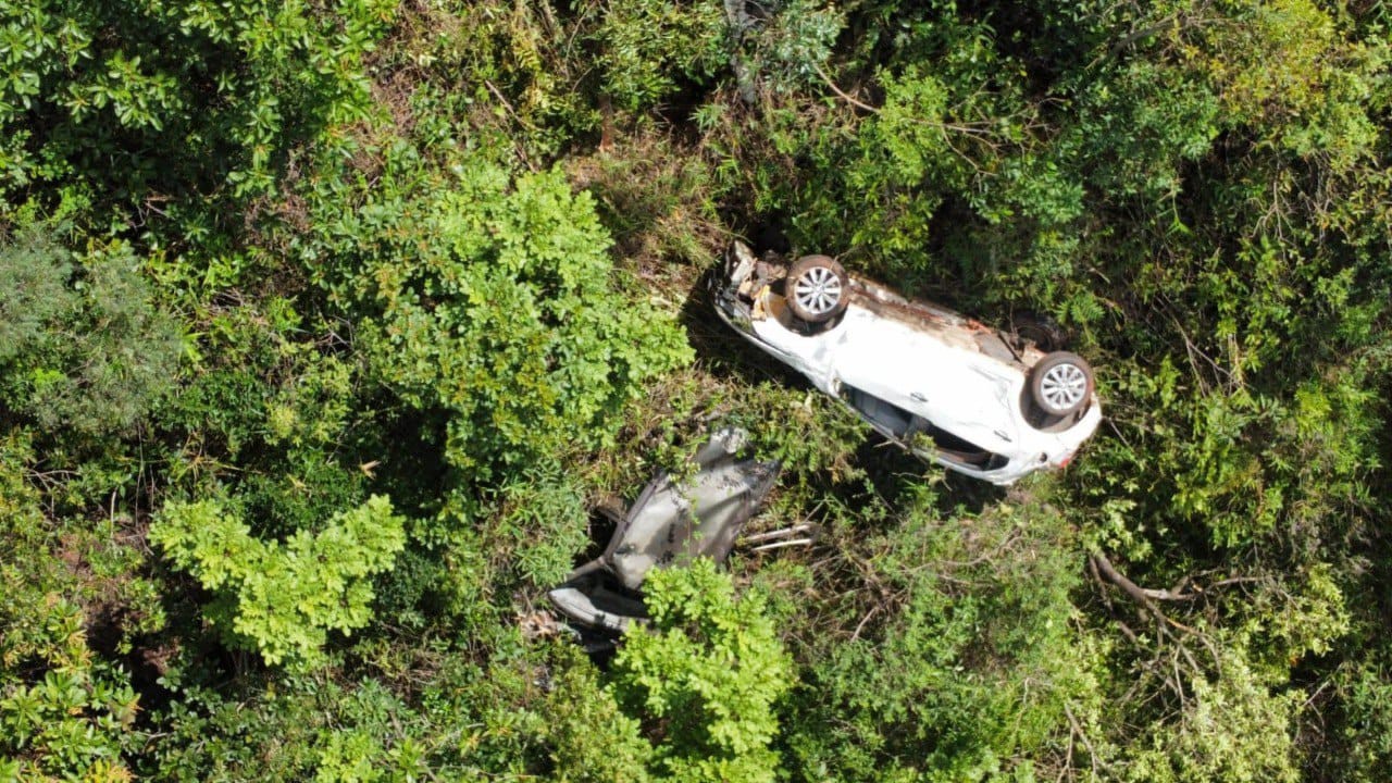 Drones permitiram que a existência da vítima fosse confirmada pelos bombeiros