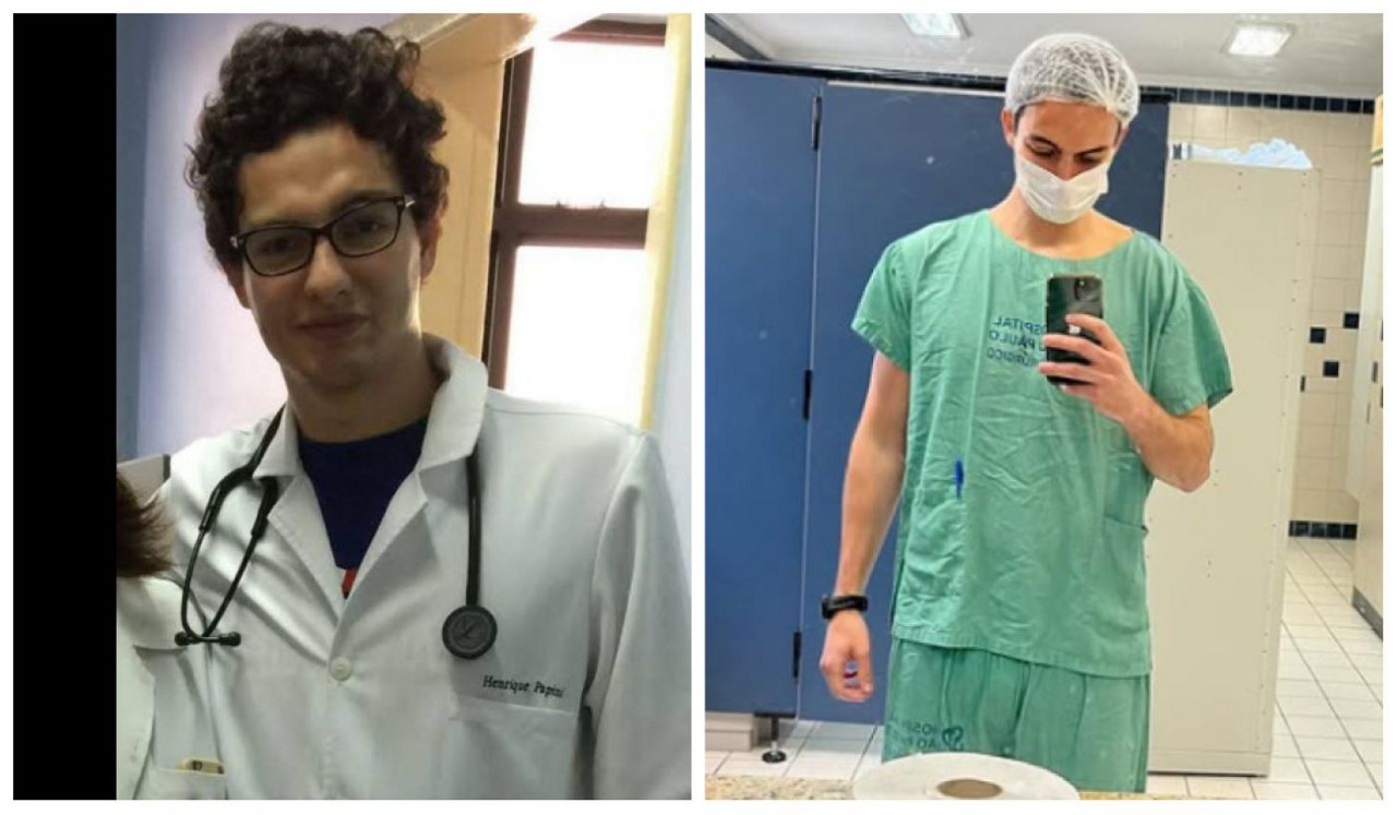 Henrique Papini se formou e hoje trabalha como anestesista em um hospital da rede particular em BH