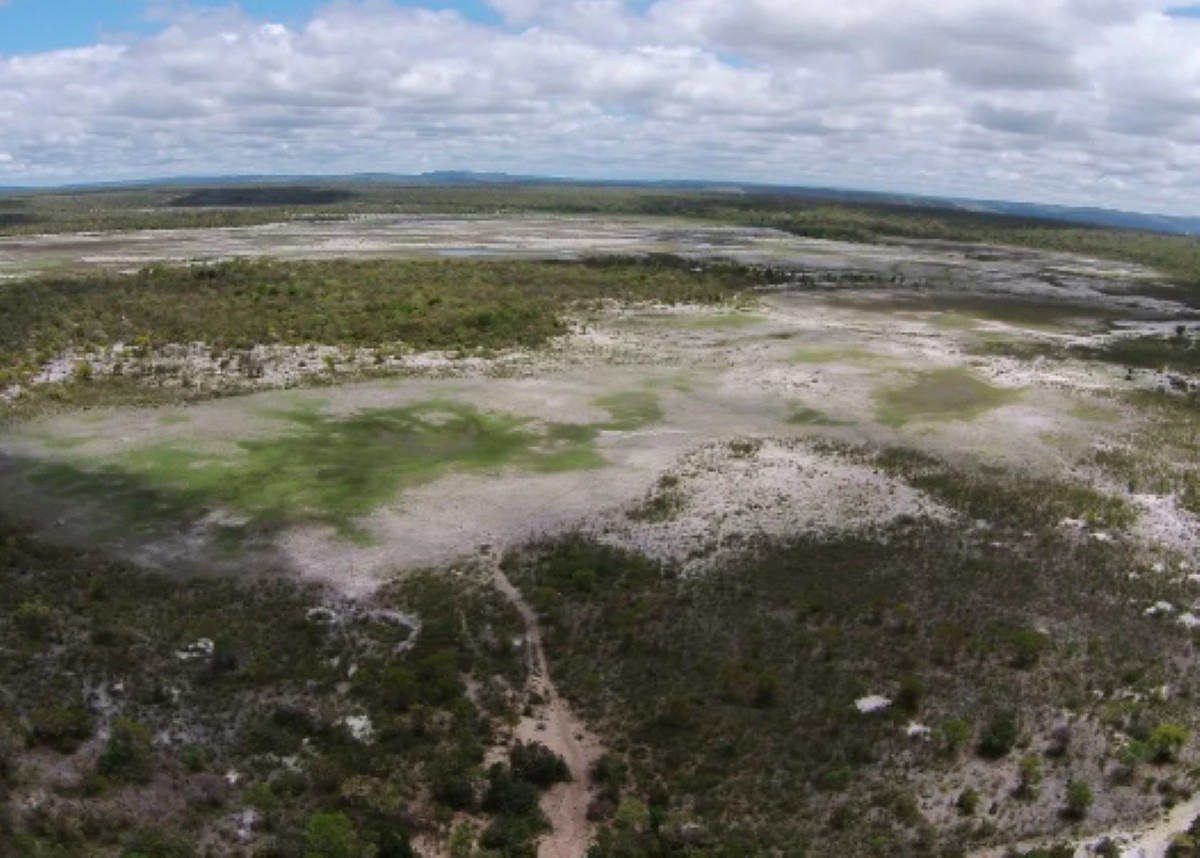 Vista da APA Chapada do Lagoão, área de grande biodiversidade e fonte de nascentes que abastecem o Vale do Jequitinhonha