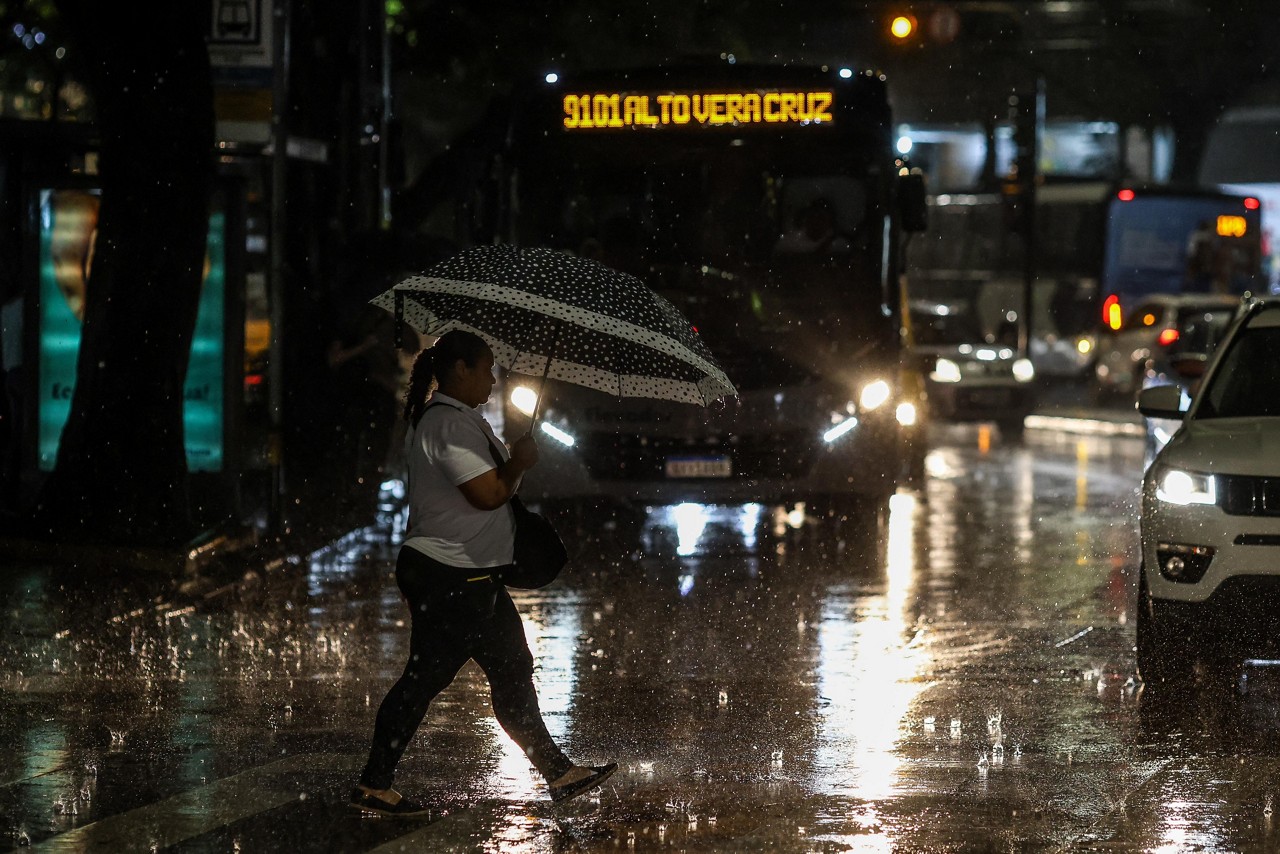 BH registrou chuva intensa nesta sexta-feira