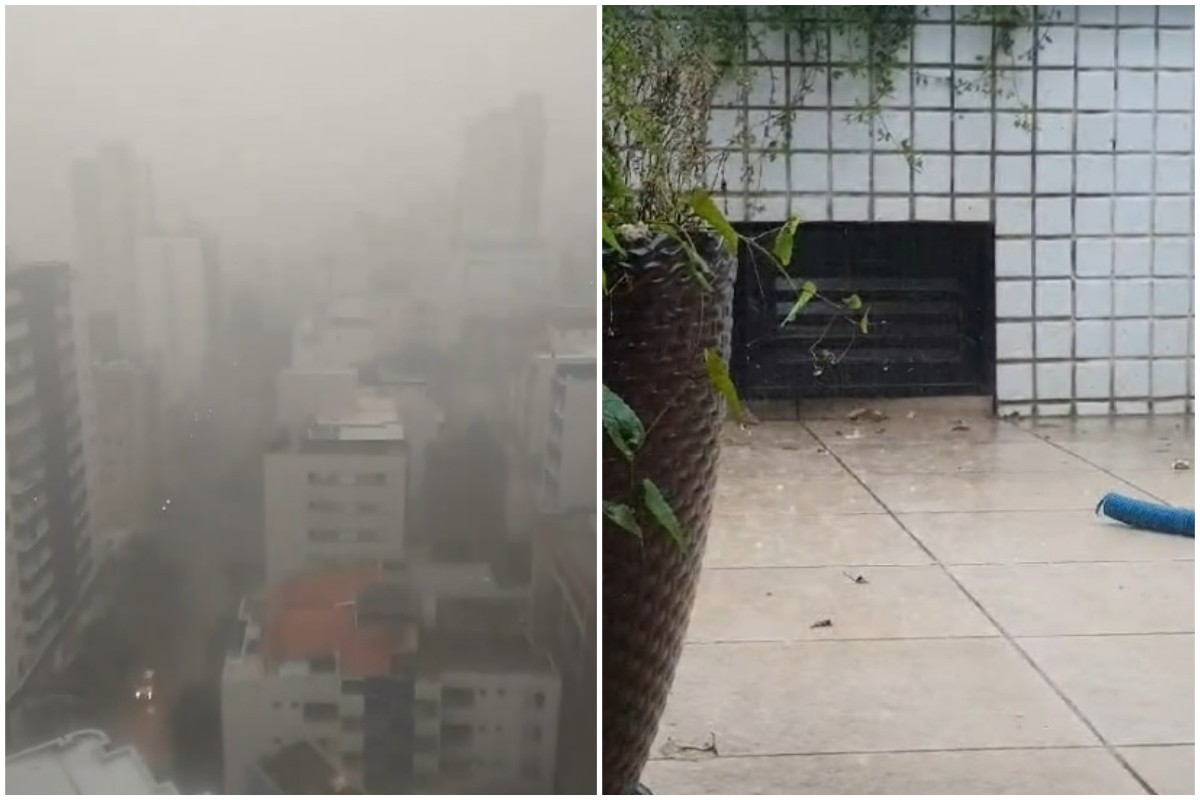 Chuva de forte intensidade foi registrada em BH 