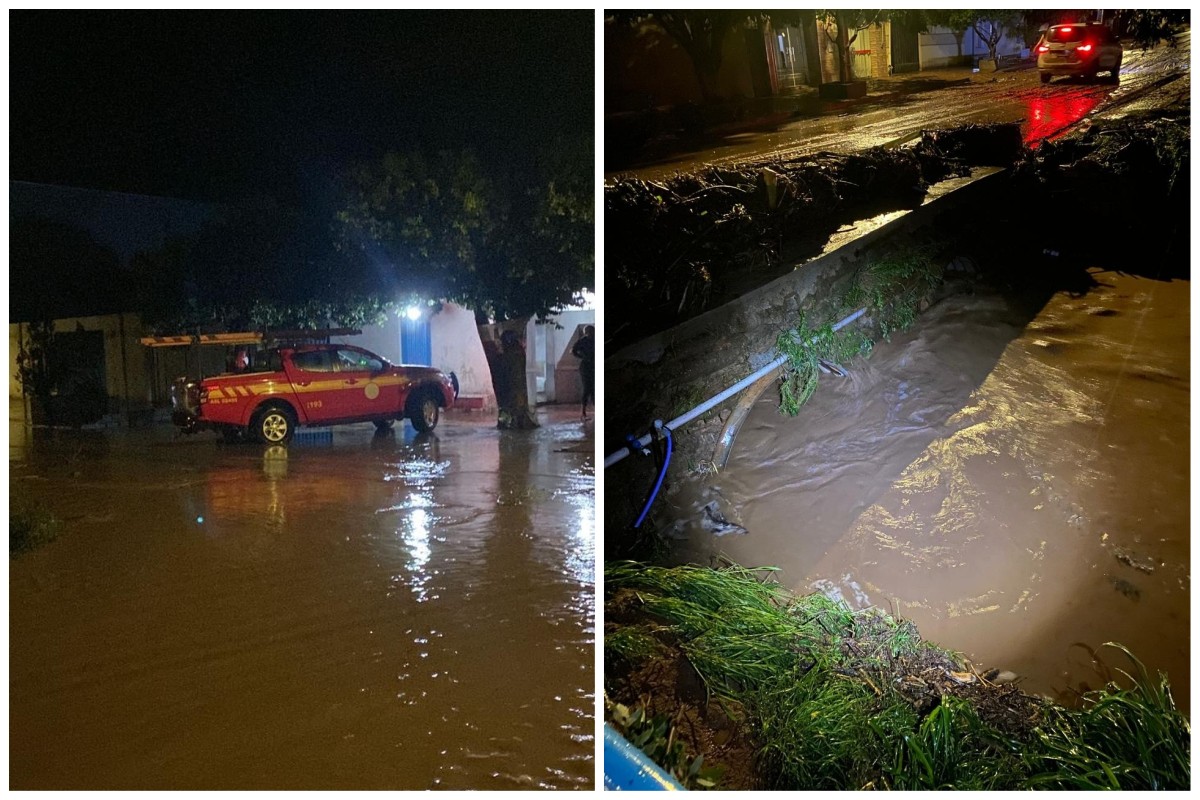 Volume de chuva provocou alagamentos 