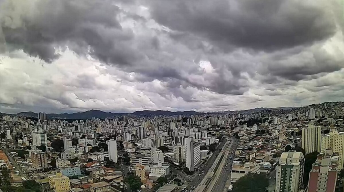 BH deve ter dias de céu nublado neste final de semana