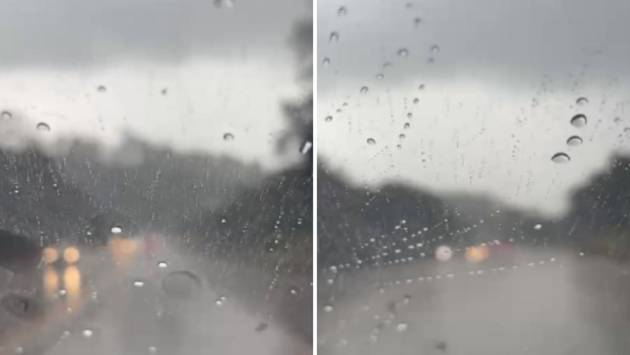 Chuva em Conselheiro Lafaiete, em MG