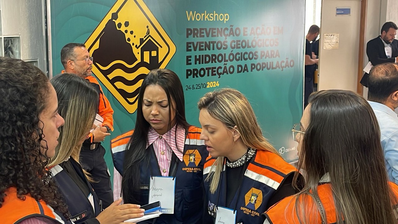 Crea-MG e Defesas Civis discutem soluções para desastres ambientais no workshop "Prevenção e Ação em Eventos Geológicos e Hidrológicos"
