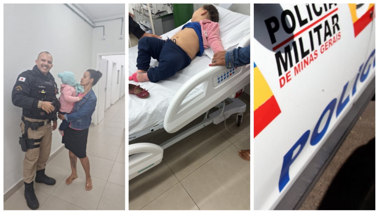 Criança de 2 anos foi salvo após soldado Jairo realizar manobra de Heimlich