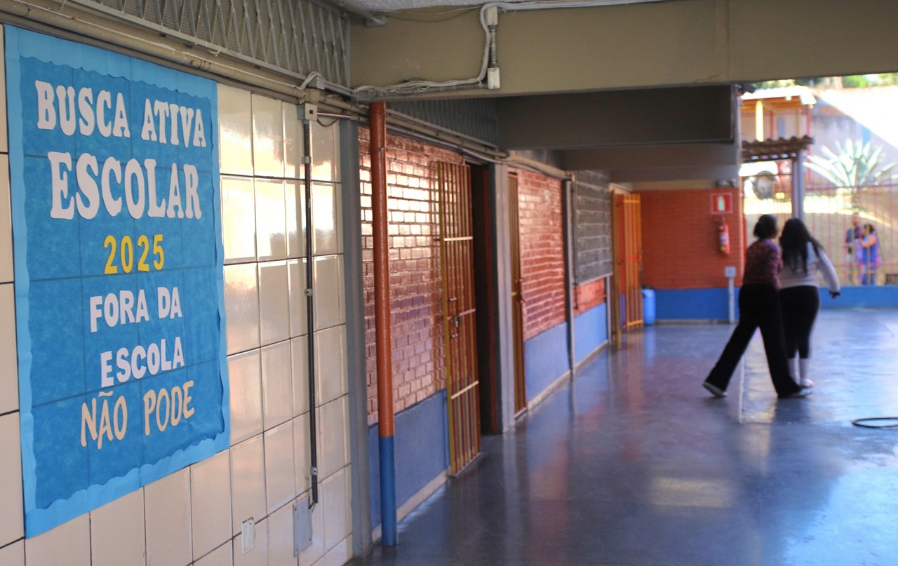 Ação do Dia D da Busca Ativa Escolar na Escola Estadual Bolivar Tinoco Mineiro