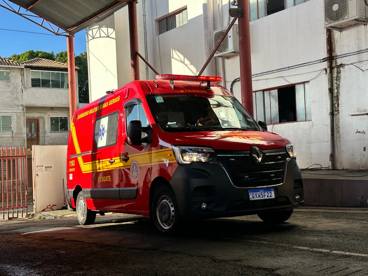 Corpo de Bombeiros foi acionado para atender a ocorrência