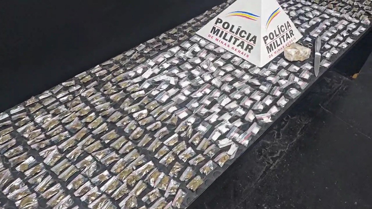 Material estava dentro de uma mochila que era transportada pelo suspeito