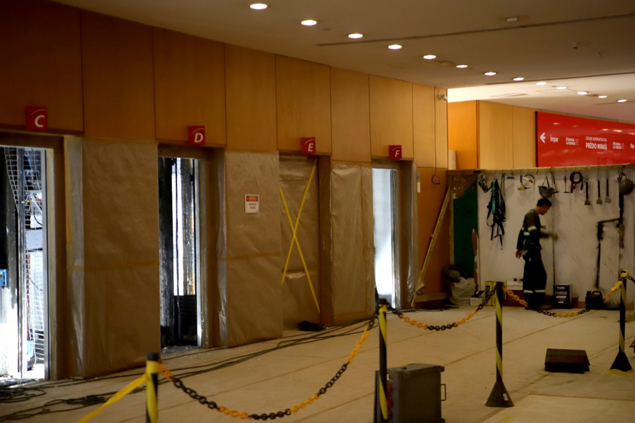 Todos os elevadores passaram por reforço estrutural dos pilares