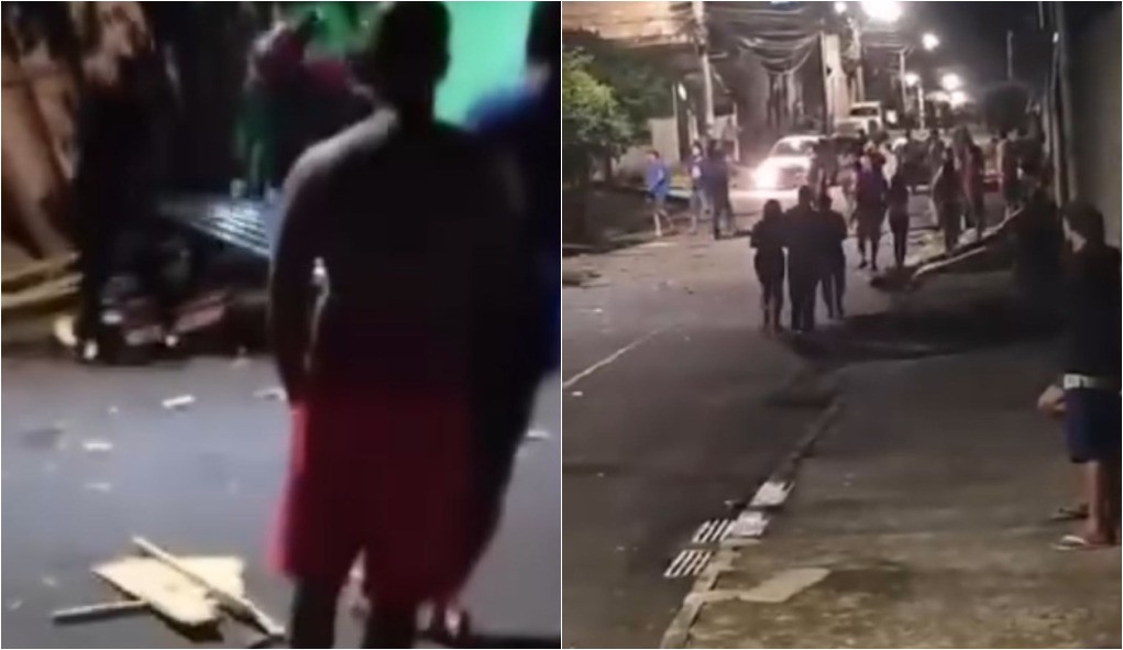 Corpo de Bombeiros foi acionado para a ocorrência 