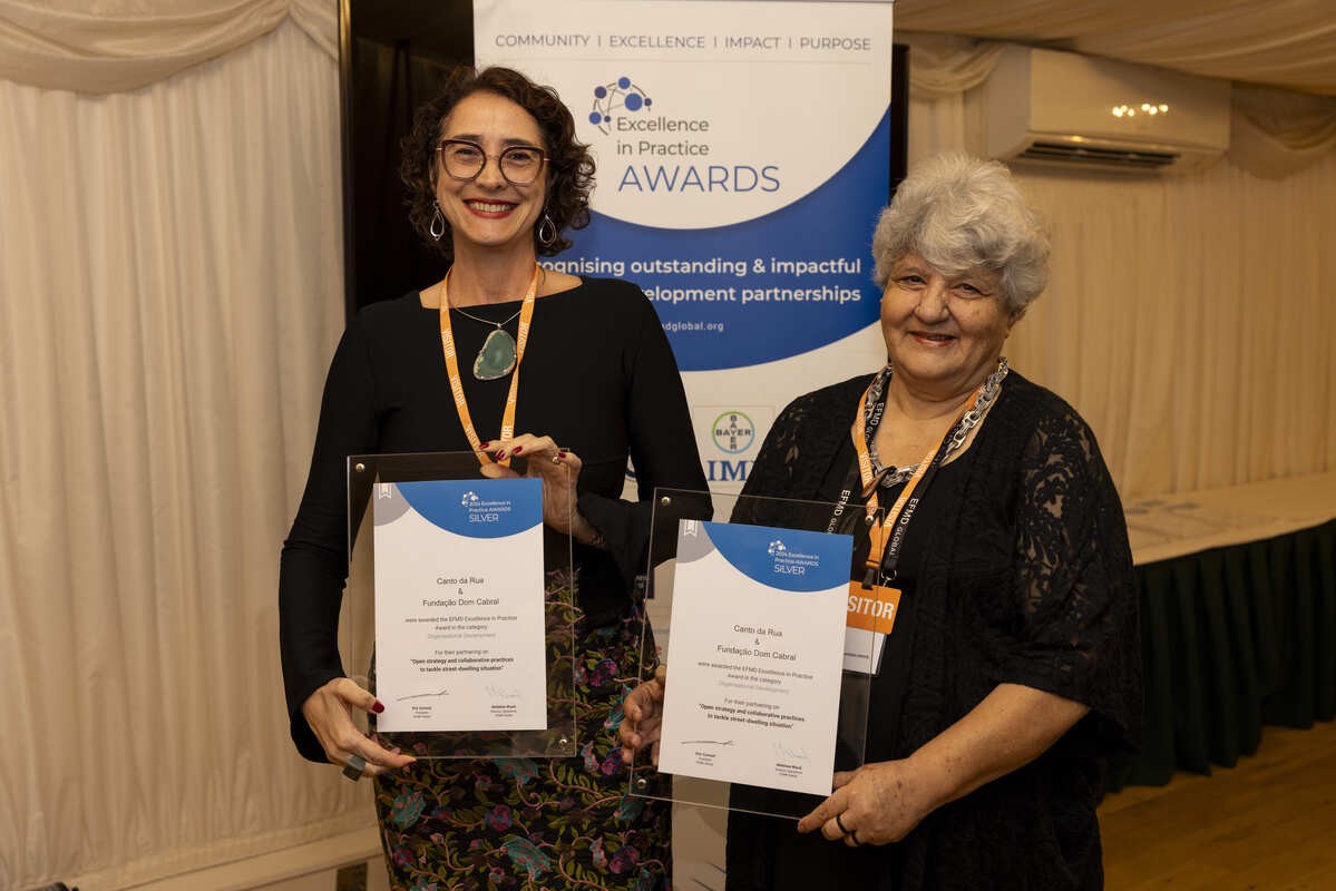 A professora Maria Elisa Brandão e a irmã Cristina Bove