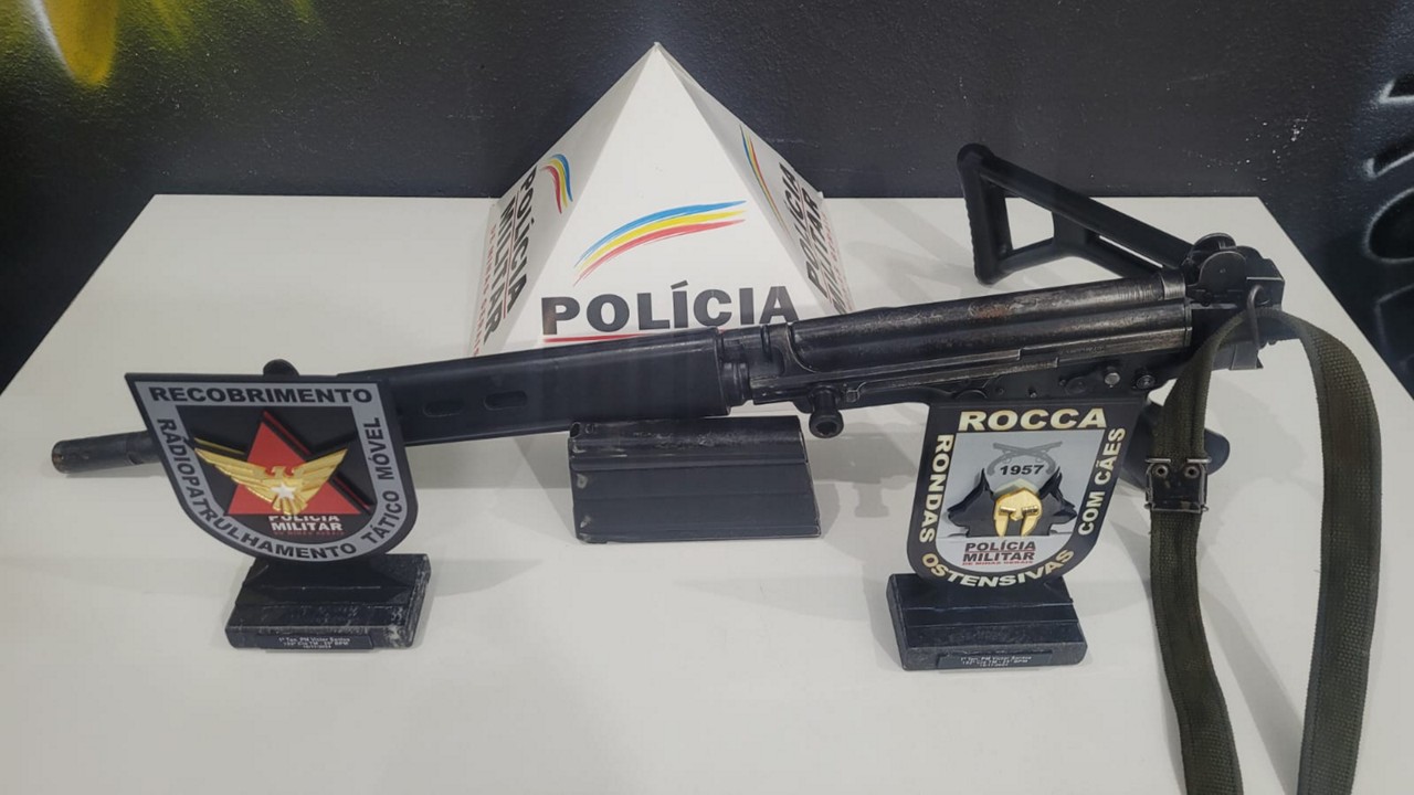 Fuzil do Exército foi recuperado em Sete Lagoas