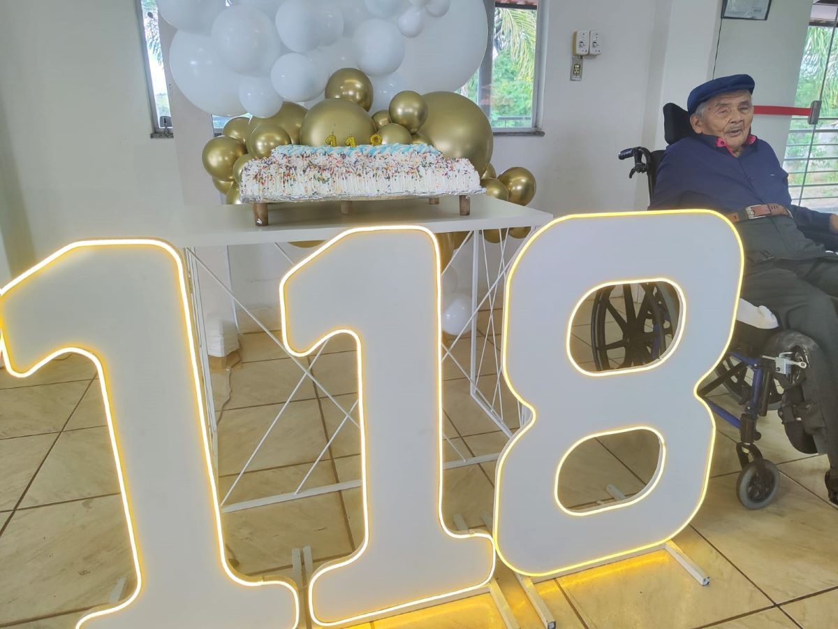 Levino da Costa de Jesus comemora 118 anos em Pará de Minas