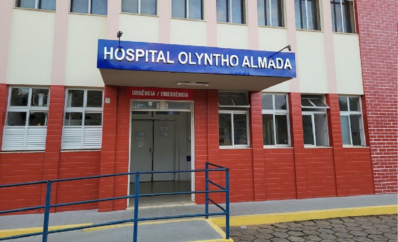 Menina foi levada inicialmente para o Hospital do município de 13 mil habitantes