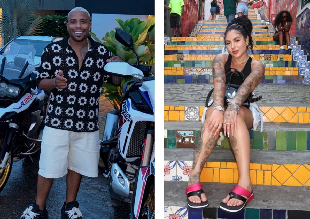 MC Luan da BS e a ex-namorada, Ellen Caroline, foram presos em condomínios de luxo na Grande BH e no Rio de Janeiro