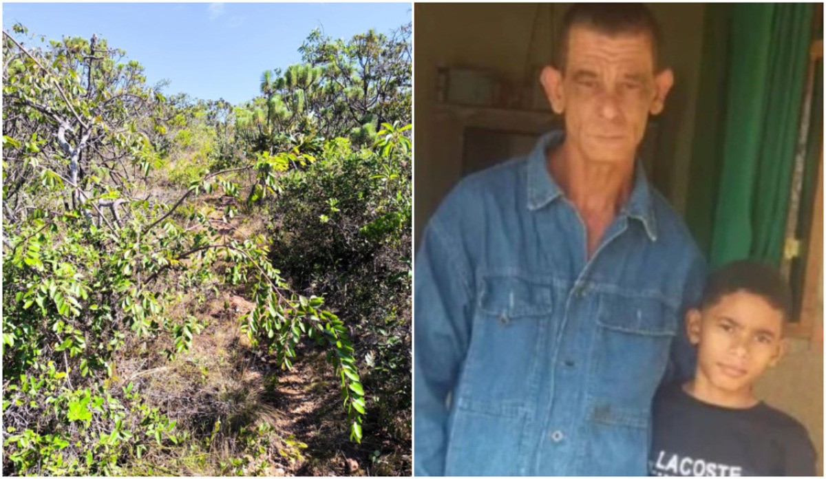 Buscas por suspeito de matar o filho ocorrem em área de mata