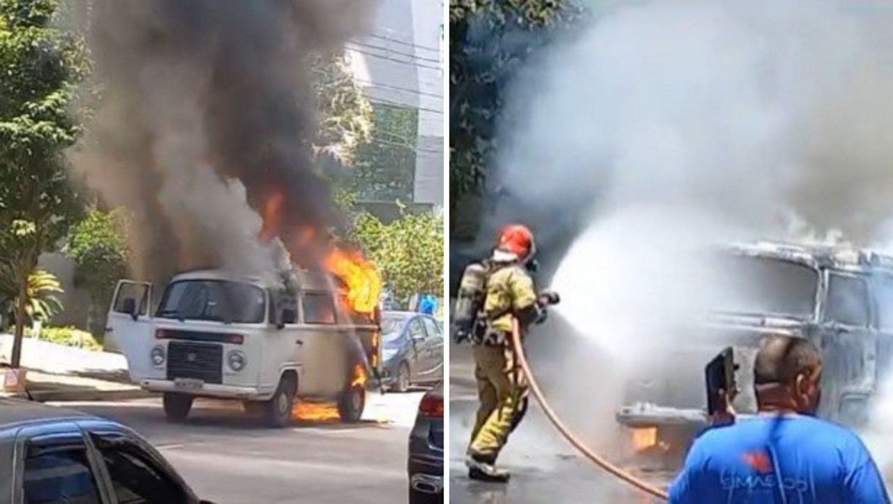 Incêndio ocorreu na rua Bernardo Guimarães