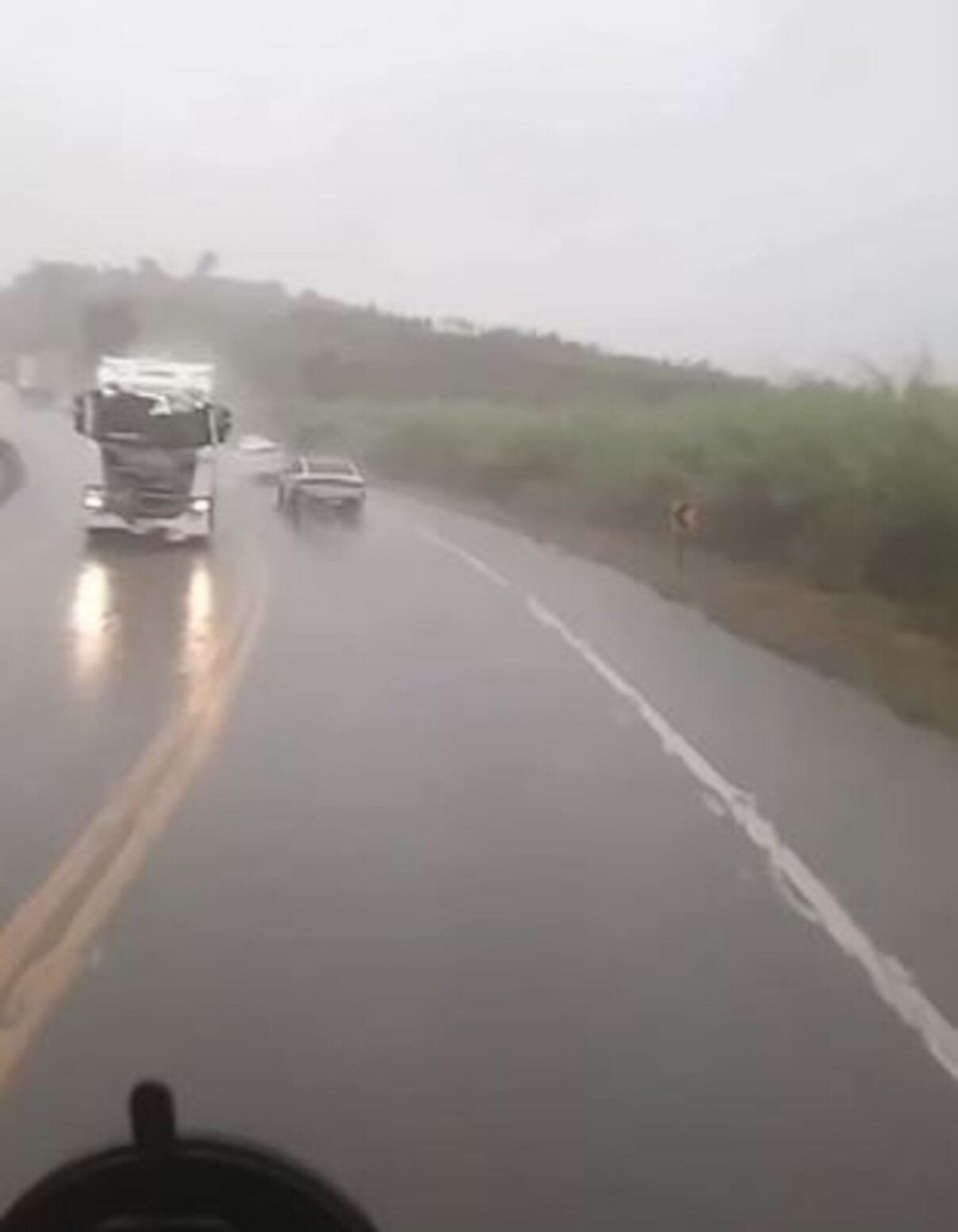 Batida foi na altura de Luz nessa quarta-feira