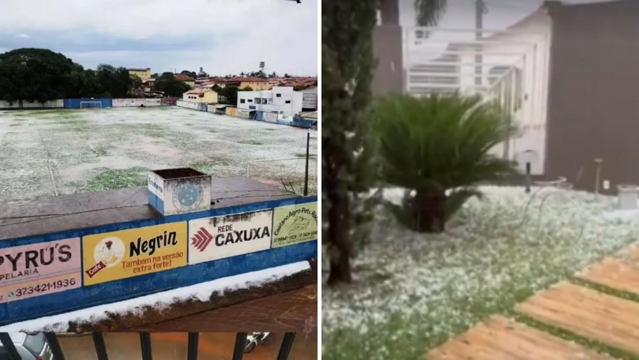 Cidade foi atingida por temporal com granizo na sexta-feira (31/10)