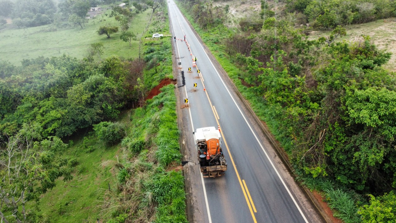 Rodovia ficará interditada para a realização das obras