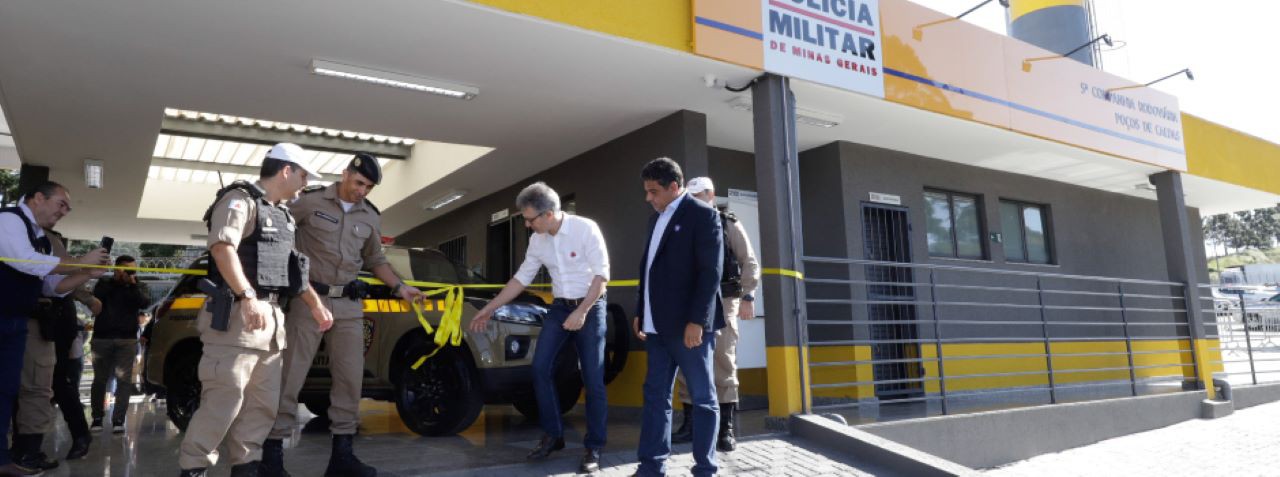 Governador Romeu Zema participou da inauguração em Poços de Caldas