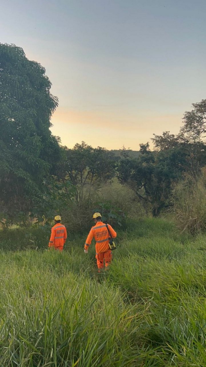 O córrego fica em uma região de mata próxima ao bairro Seringueiras