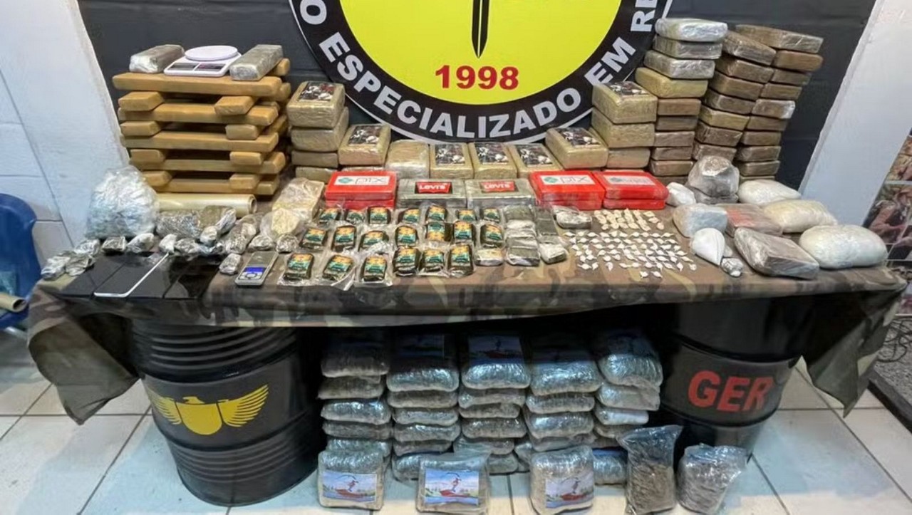 Droga foi apreendida em um apartamento de Juiz de Fora