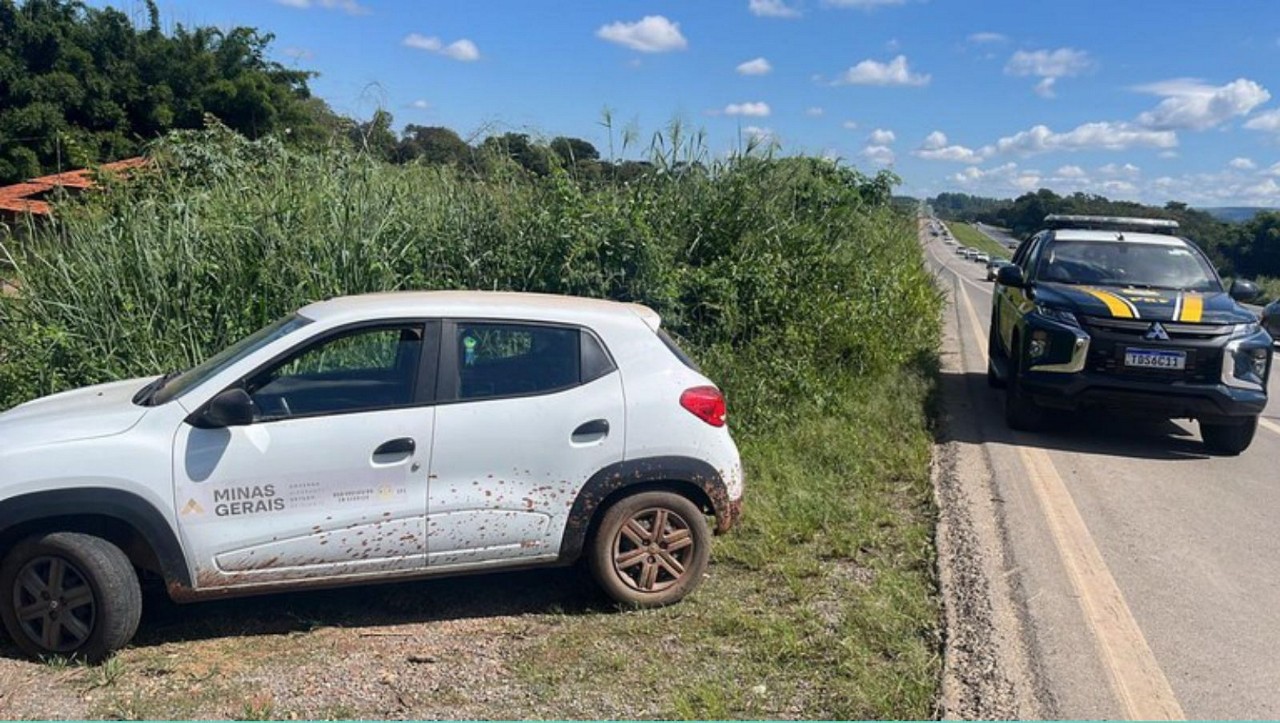 Suspeitos foram presos às margens da BR-040 durante operação da PRF