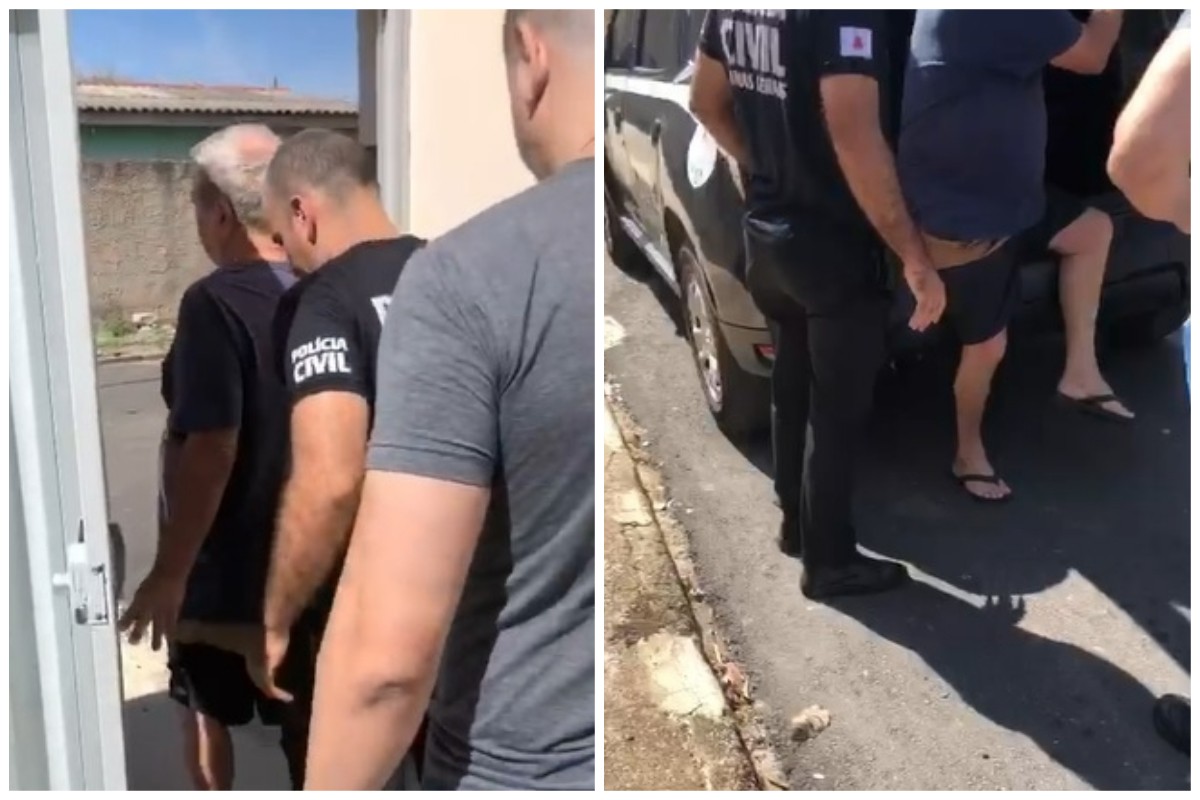 Ex-padre foi preso e levado para a delegacia 