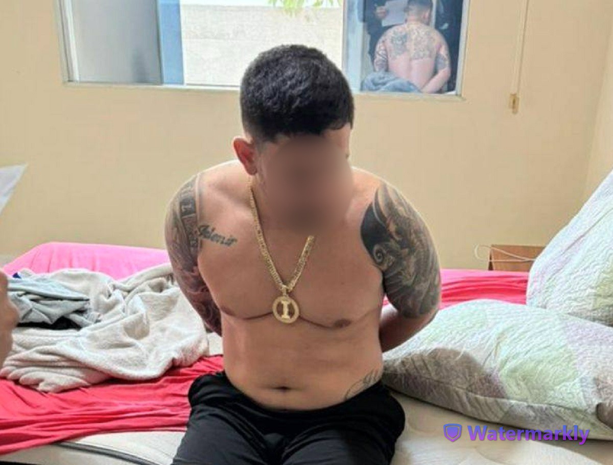 O suspeito foi encontrado e preso pela polícia carioca