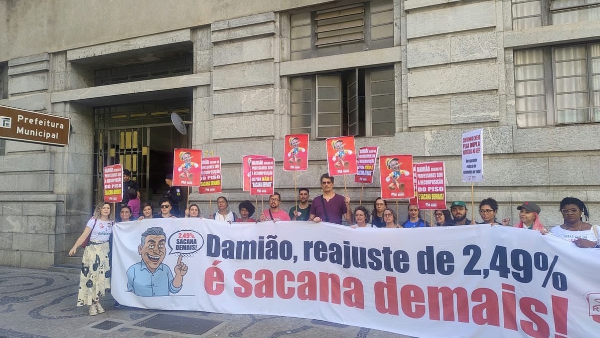 Professores não aceitam 2,49%  oferecidos pela PBH