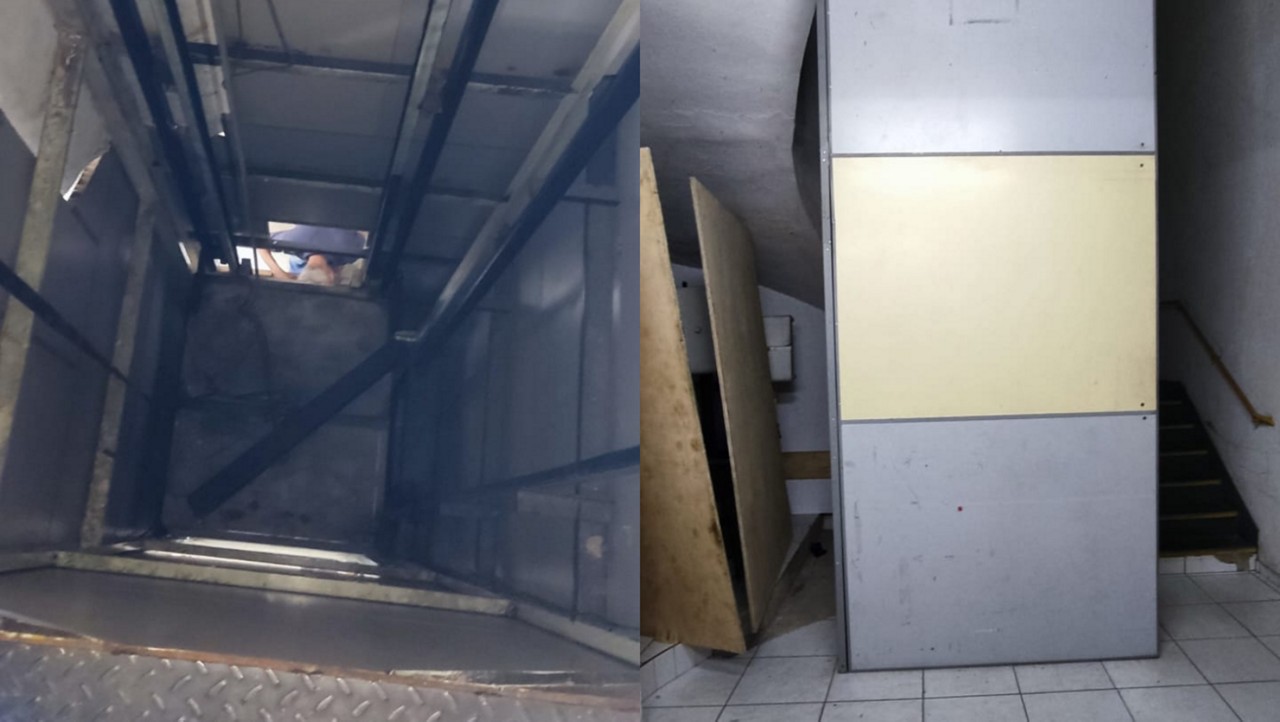 Elevador era exclusivo para pessoas com deficiência