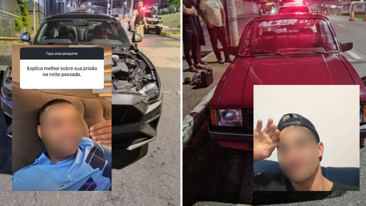 Homens foram presos e liberados após "rolé" na Cristiano Machado