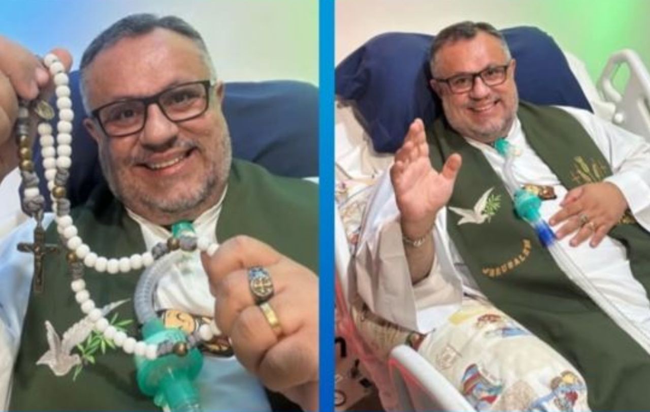 Padre Márlon Múcio, de 52 anos, tem o diagnóstico de Deficiência do Transportador de Riboflavina (RTD)