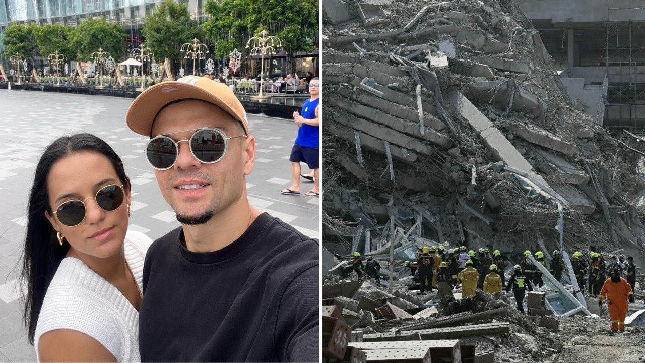 Carolina e Fernando vivem há dois anos na Tailândia, onde ele atua como atacante no clube de futebol Police Tero