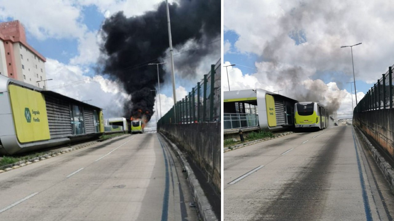 O incêndio aconteceu na tarde deste sábado (22 de março) 