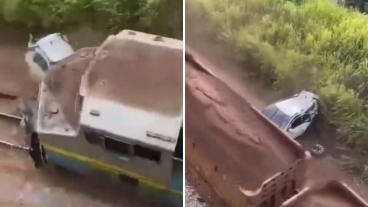Conforme os socorristas, o condutor do carro, um homem de 31 anos, havia saído de Governador Valadares com destino a Belo Horizonte