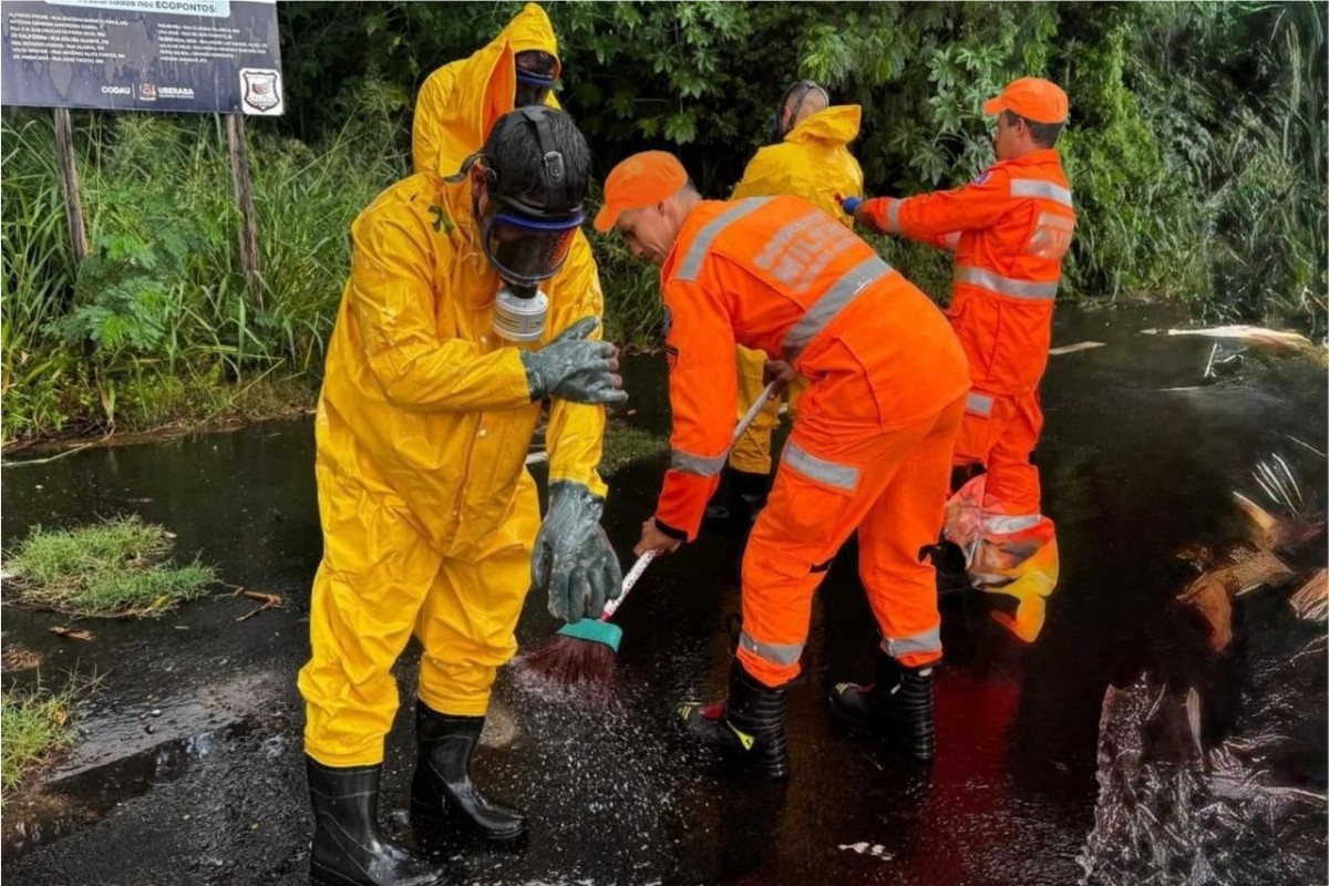 Ocorrência mobilizou os bombeiros
