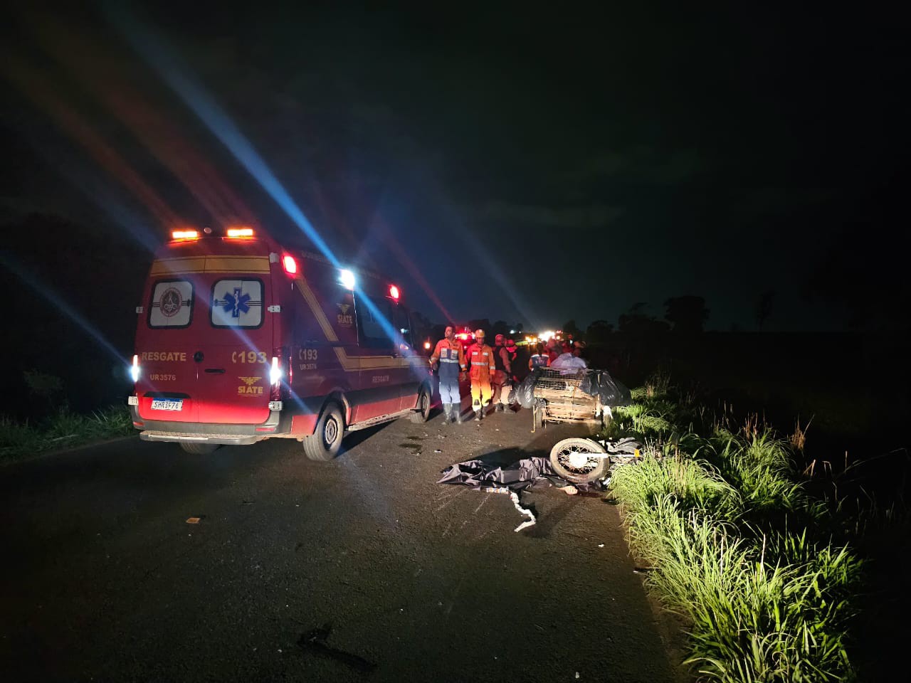 Acidente foi registrado na avenida K, em Uberlândia