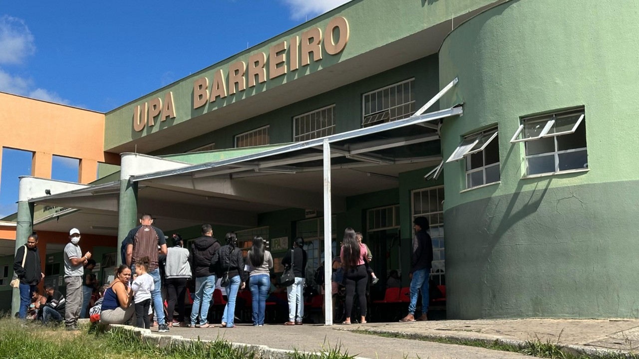 UPA Barreiro lotada nesta segunda-feira (19 de maio)