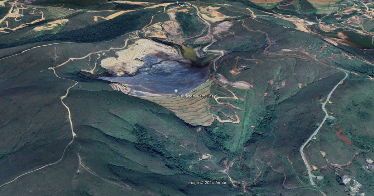 Barragem Forquilha V, em Ouro Preto