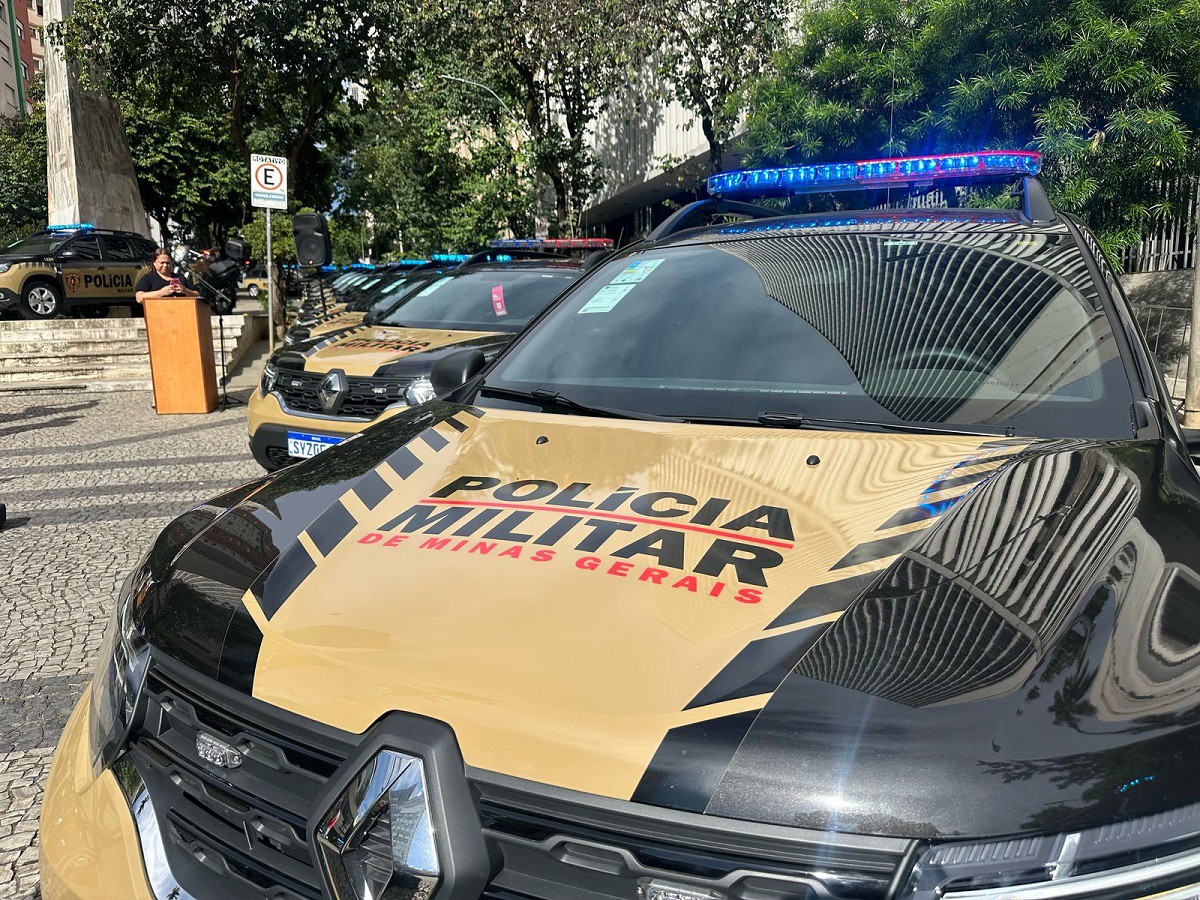 Governo de Minas apresenta novas viaturas da Polícia Militar, que já serão utilizadas no Carnaval 2025 da capital