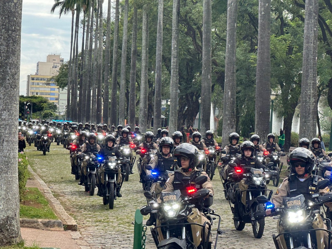 Ao todo, 201 novas motocicletas e 22 carros foram entregues 