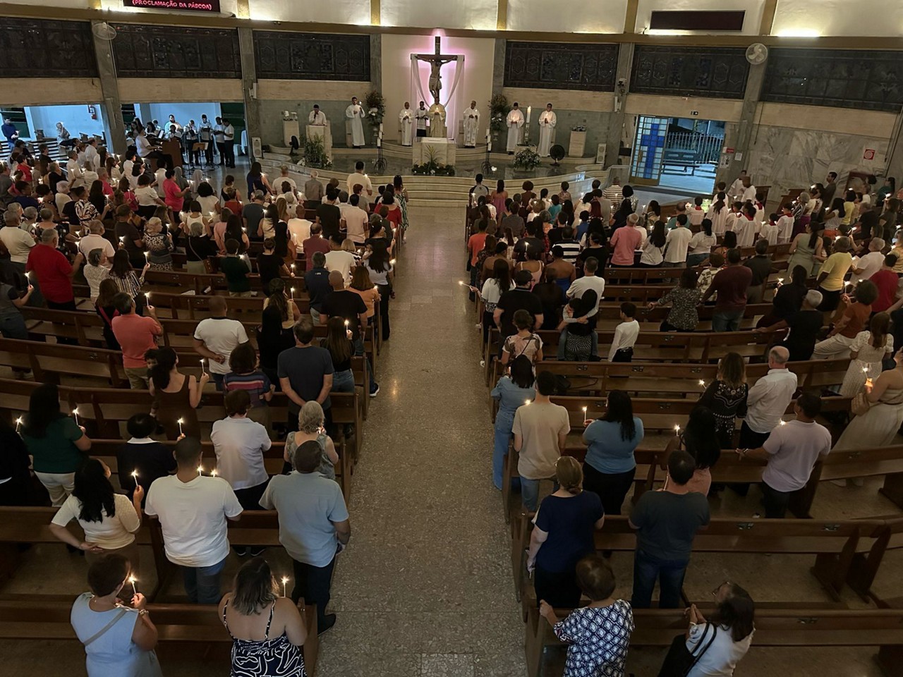 Celebração no Santuário de São Judas Tadeu