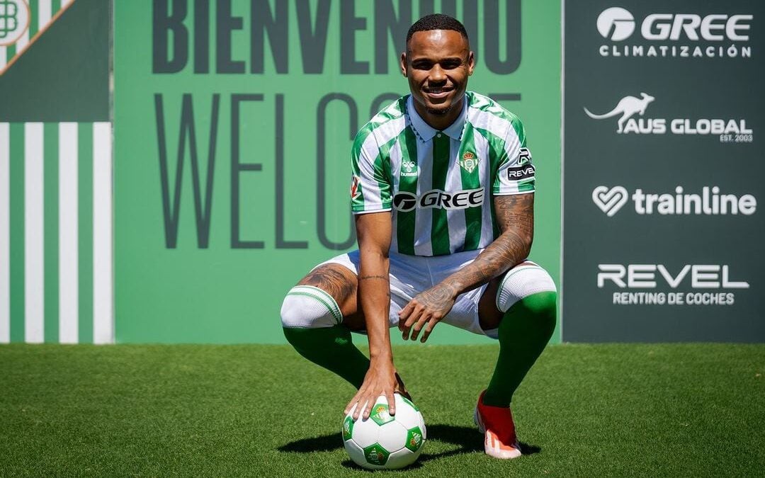 Natan, de emprestado ao efetivado no Betis (Foto: Divulgação / Real Betis)